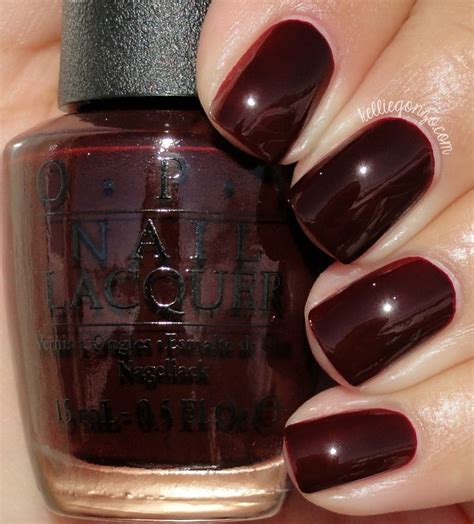 oxblood nail polish opi